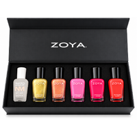 Zoya Gift Box 6 – Gelie-Cure Base Coat + 5 Nail Colours